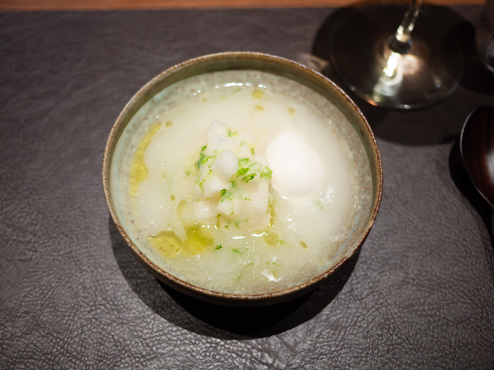 和梨のスープ仕立て