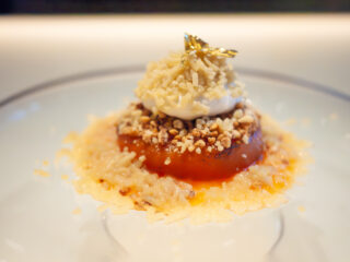 早秋柿と丹波栗のモンブラン2