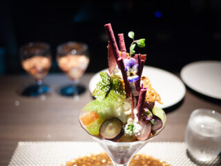 葡萄のグラスデセール2