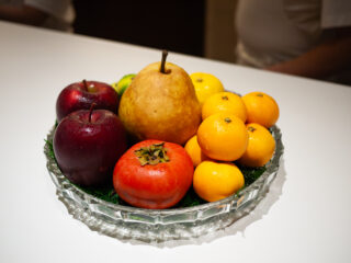 ドワイエネ・デュ・コミス、その他に黒あま、林檎、賢太郎みかん、シークー、柚子